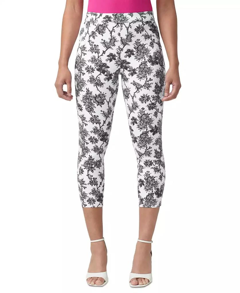 Hue Women's French Toile Denim Capri Leggings 1