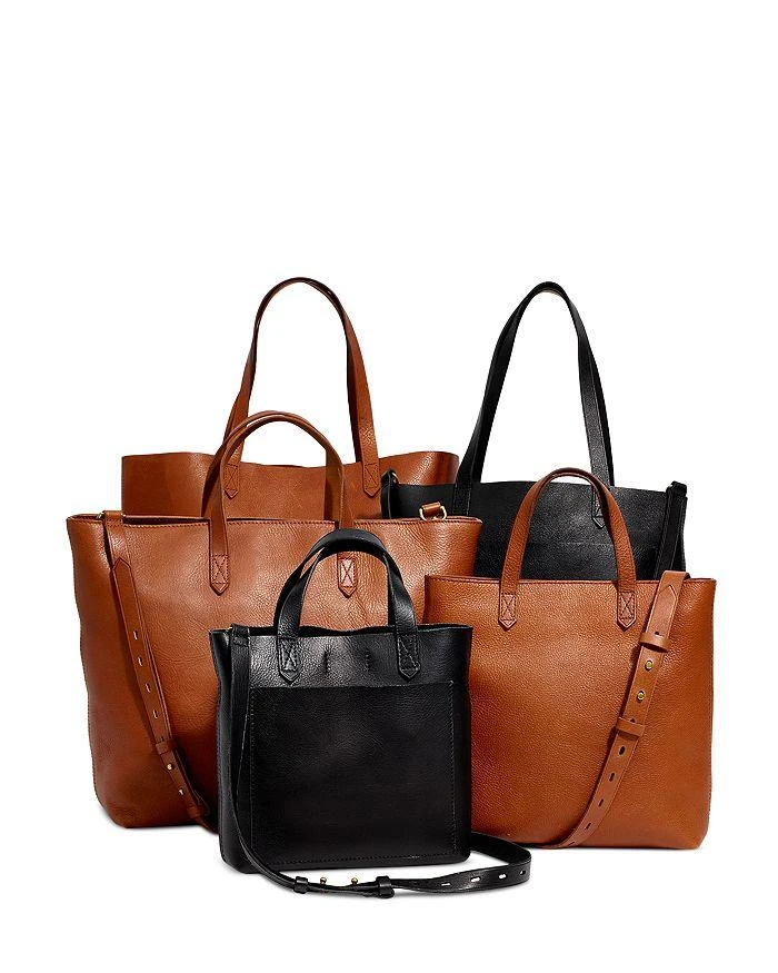 Madewell The Zip Top Medium Leather Transport Tote 3