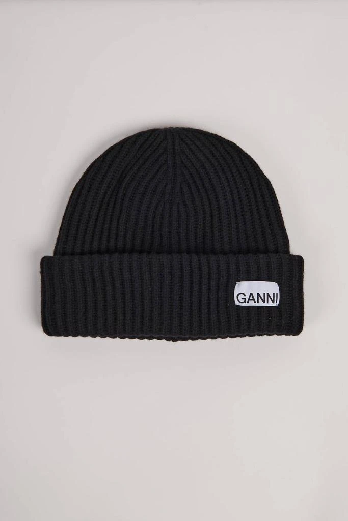 Ganni Ganni - Women's Structured Rib Beanie 1