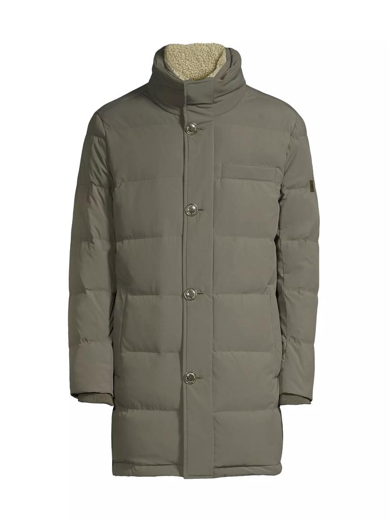 Andrew Marc Shelton Shearling Trim Jacket