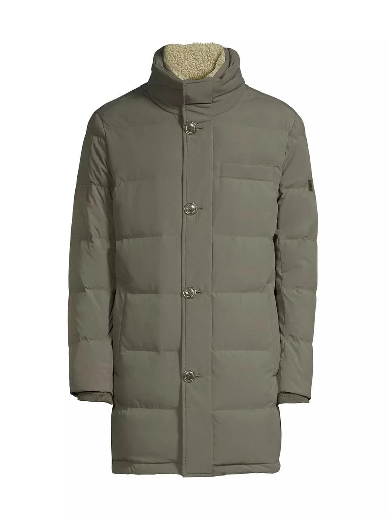 Andrew Marc Shelton Shearling Trim Jacket 1