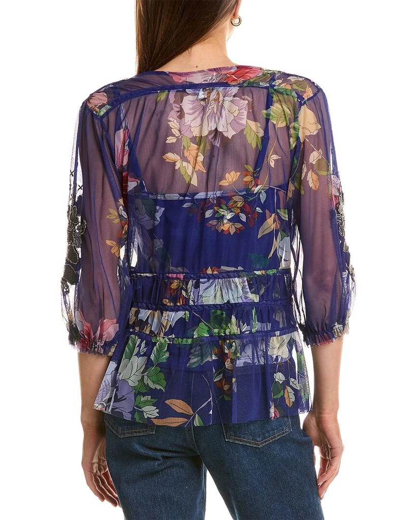 Johnny Was Mazzy Ruched Blouse 2