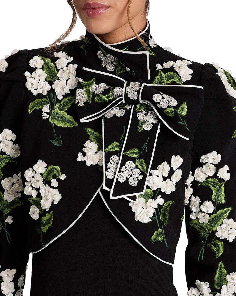 Alice + Olivia Addison Embroidered Cropped Jacket 4