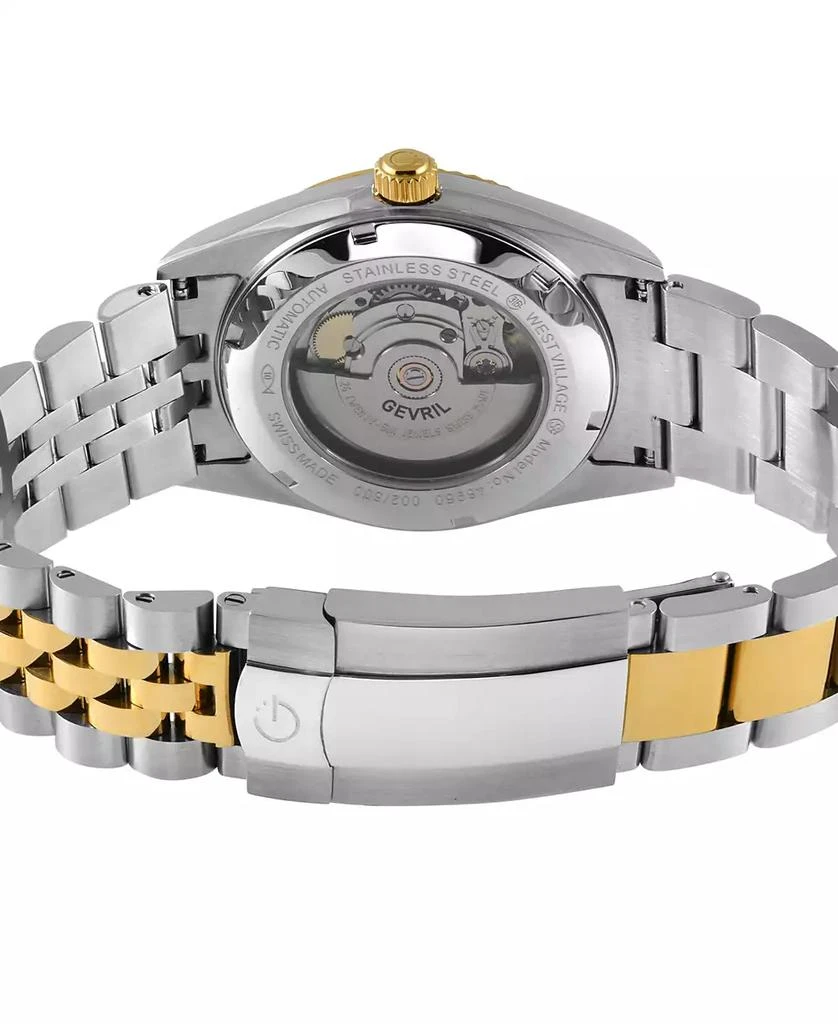 Gevril Men's West Village Fusion Elite Two-Tone Stainless Steel Watch 3