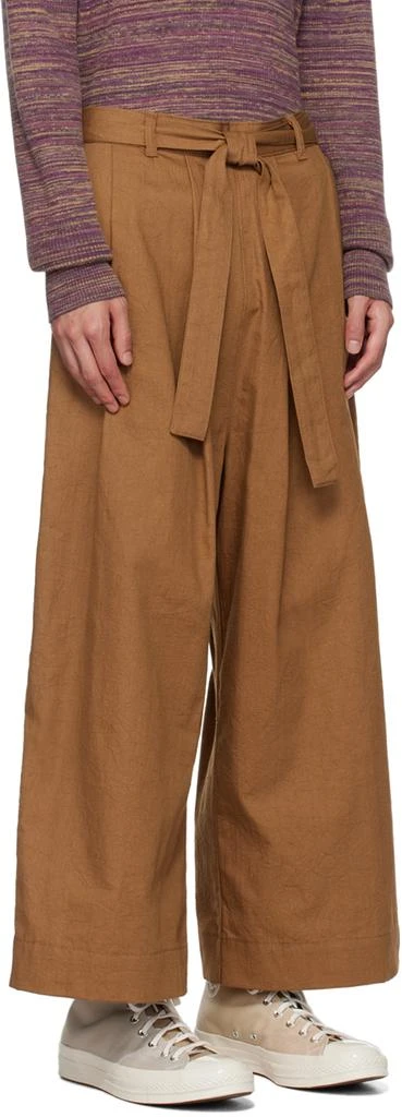 Naked & Famous Denim SSENSE Exclusive Brown Trousers 2