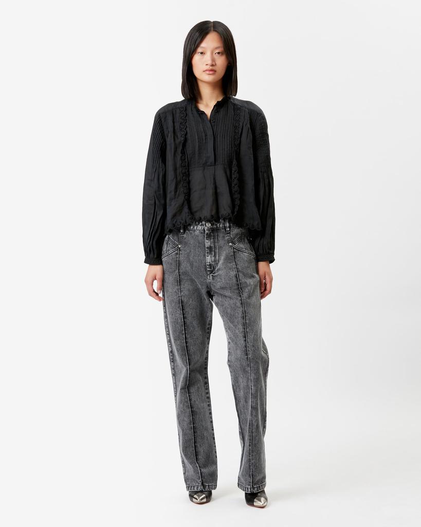 Isabel Marant ISABEL MARANT, NADEGE DENIM PANTS - Women - Grey - 38