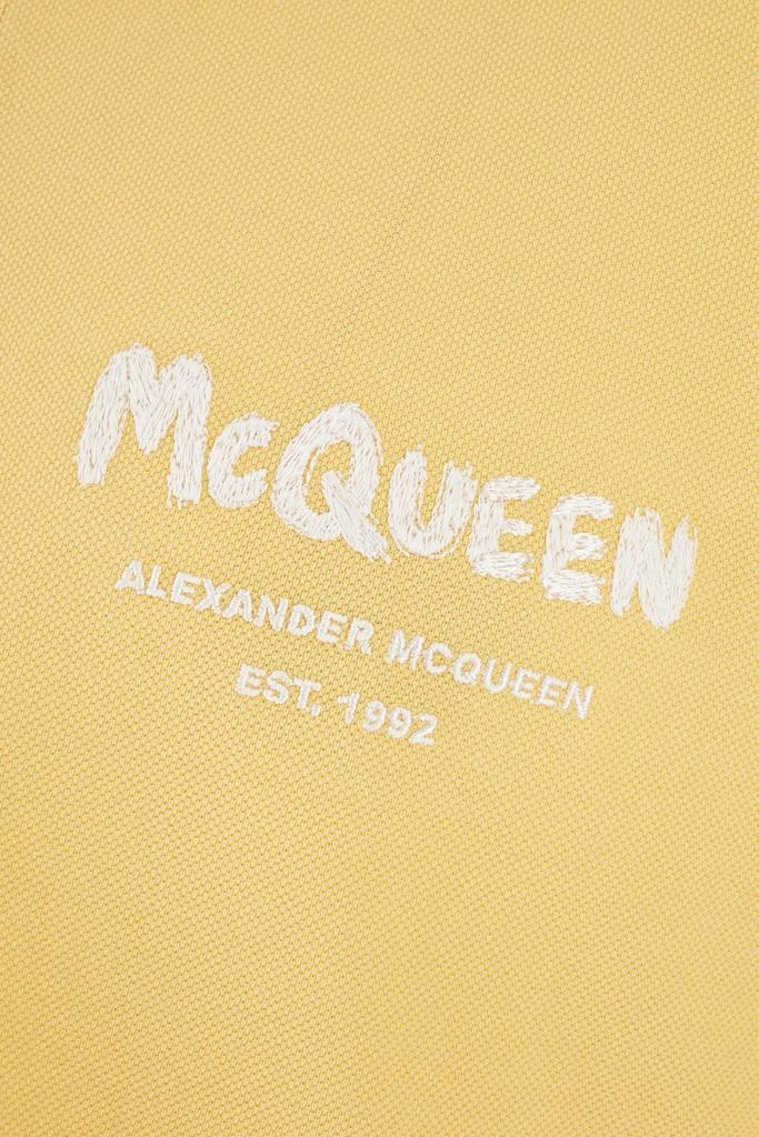 Alexander McQueen Alexander McQueen Graffiti Printed Polo Shirt 3