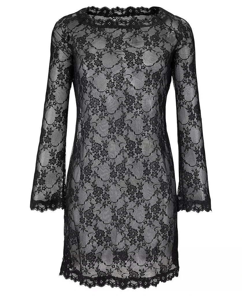 LASCANA Women
s Long Sleeve Lace Negligee 3