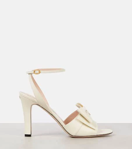 Valentino Bow-detail leather sandals 4