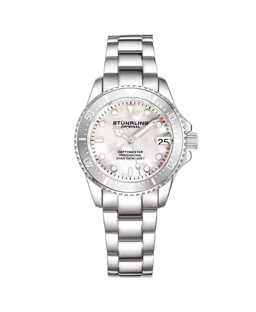 Stuhrling Women's Diver Depth master 3950L Quartz 32mm Fashion Watch
