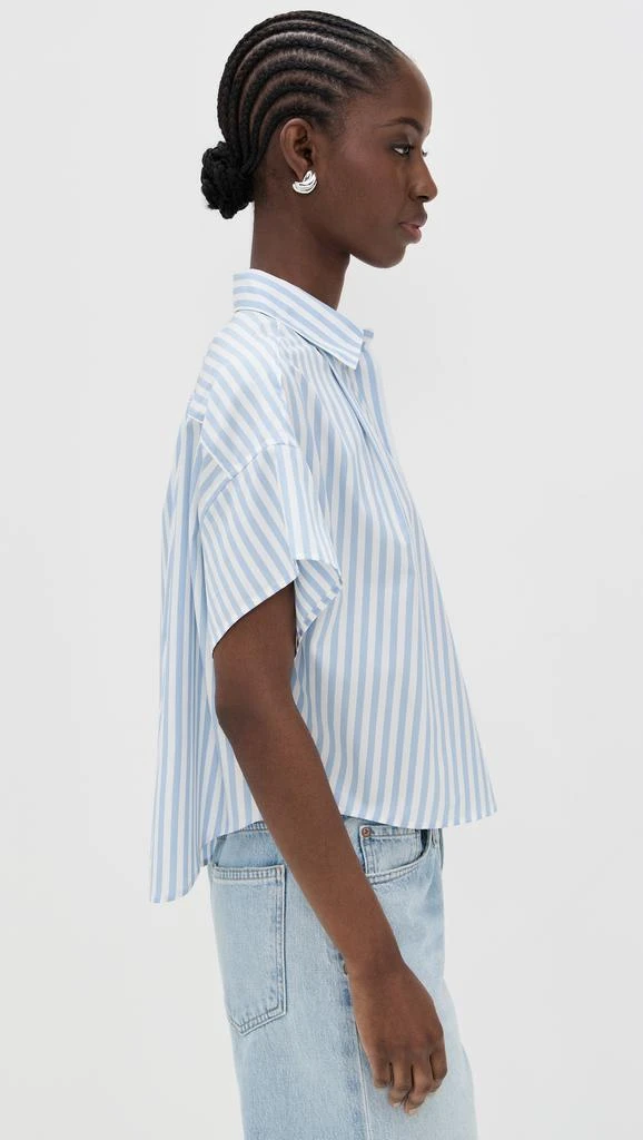Rag & Bone Martha Short Sleeve Stripe Poplin Shirt 3