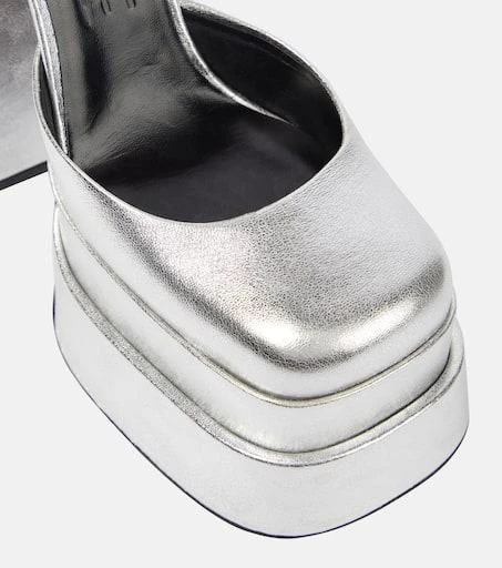 Versace Medusa Aevitas leather platform pumps 6