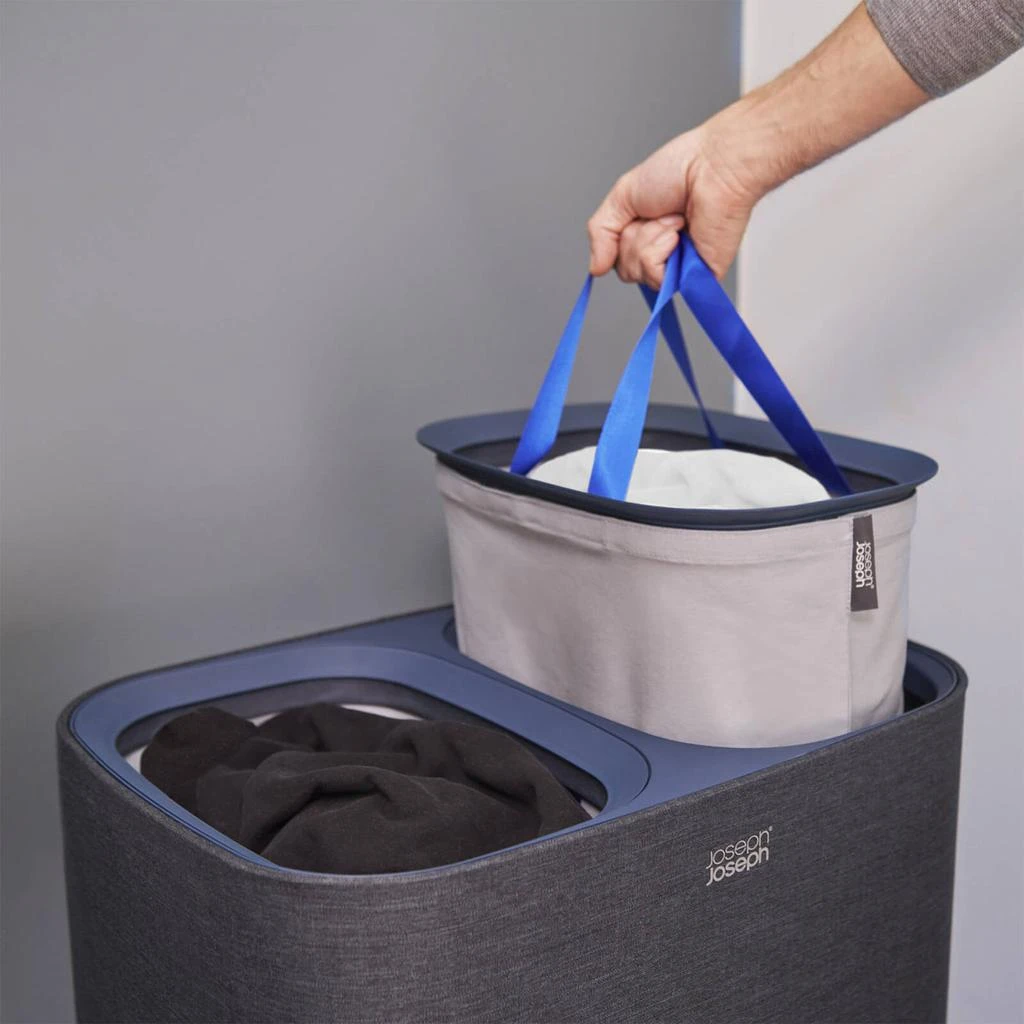 Joseph Joseph Joseph Joseph Tota 90-Litre Laundry Separation Basket - Carbon Black 6