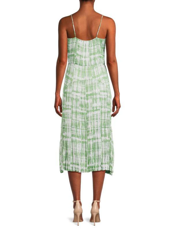 Vince Tie Dye Pleated Midi Dress 3