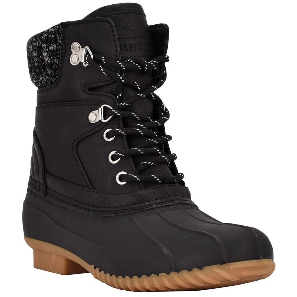 Tommy Hilfiger Rainah Womens Ankle Lace Up Rain Boots 1