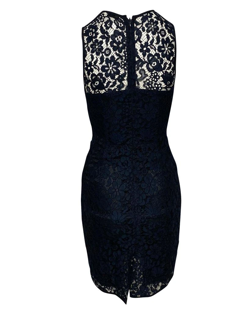 Joseph Joseph Fitted Lace Dress in Blue Rayon 2