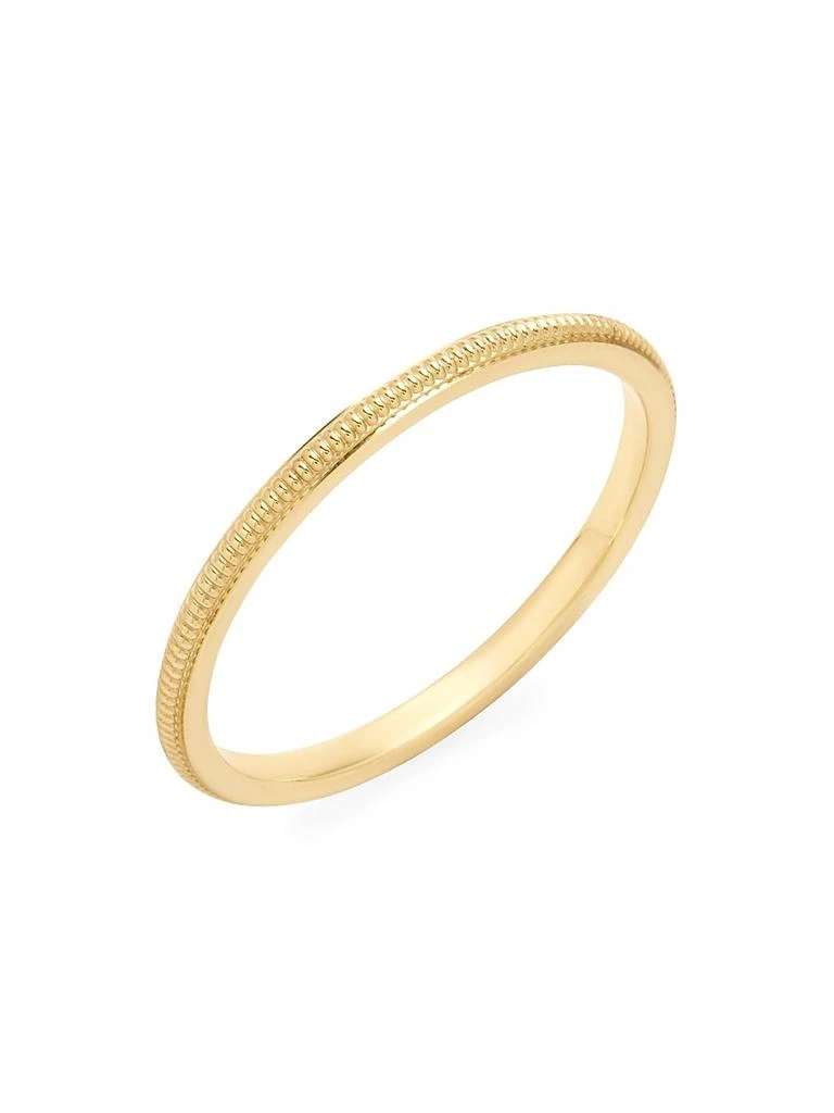 brook & york Micaela 14K Yellow Gold Rope Ring 1