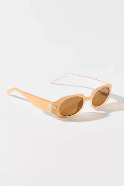 Urban Outfitters Brielle Shimmer Plastic Round Sunglasses 1