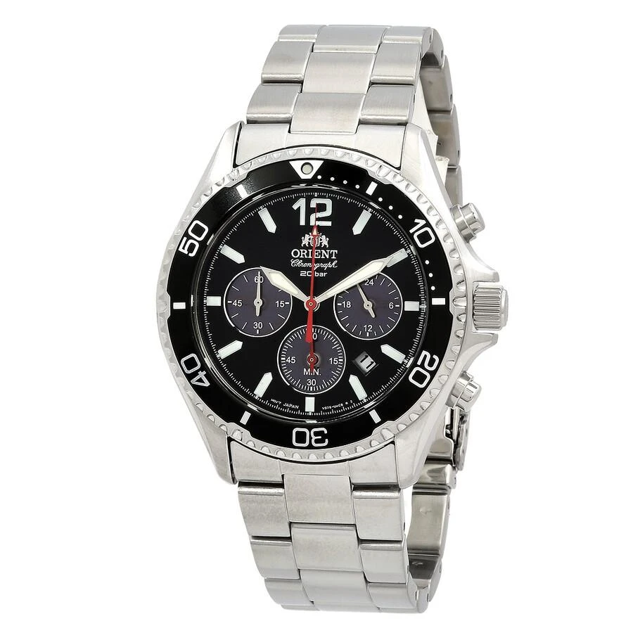 Orient Star Orient Sports Solar Powered Chronograph Black Dial Men's Watch RA-TX0202B10B 1