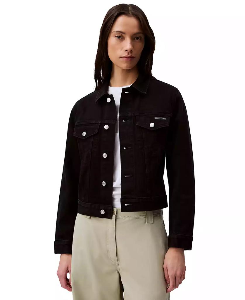 Calvin Klein Women's Classic Denim Trucker Jacket