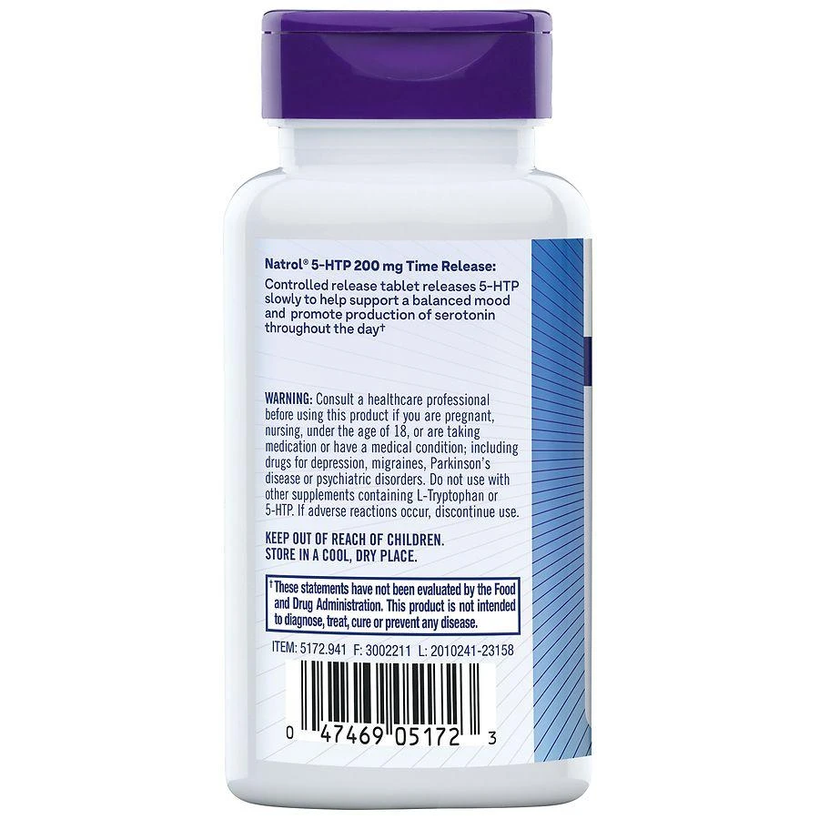 Natrol 5-HTP Time Release 200 mg 7