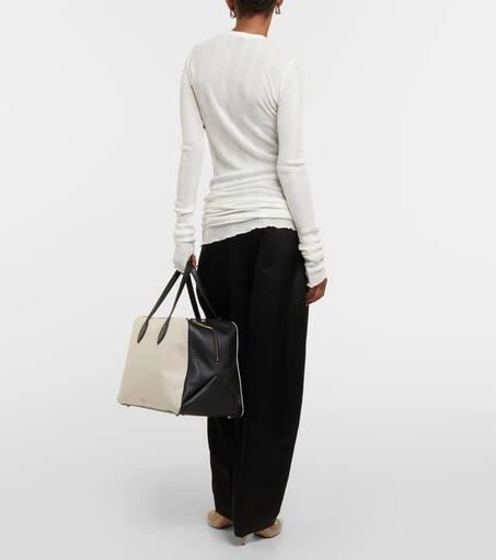 Khaite Byron cotton-blend jersey top 3