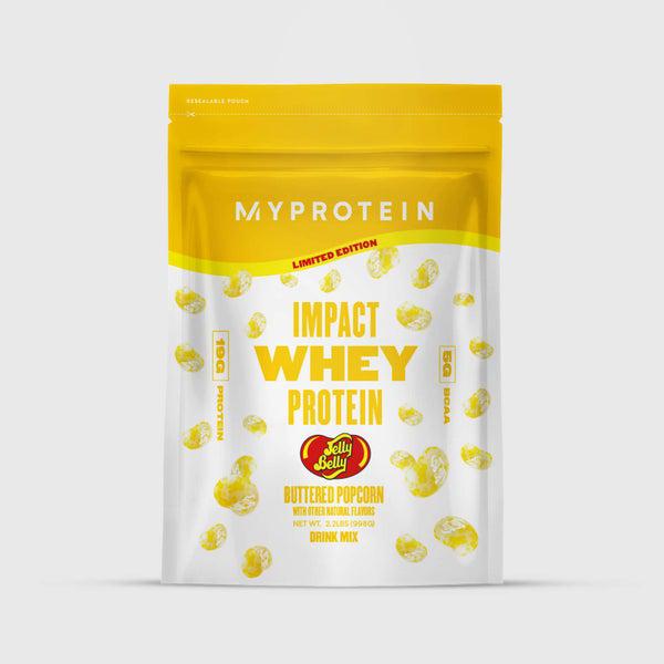 Myprotein Impact Whey Protein x Jelly Belly Buttered Popcorn