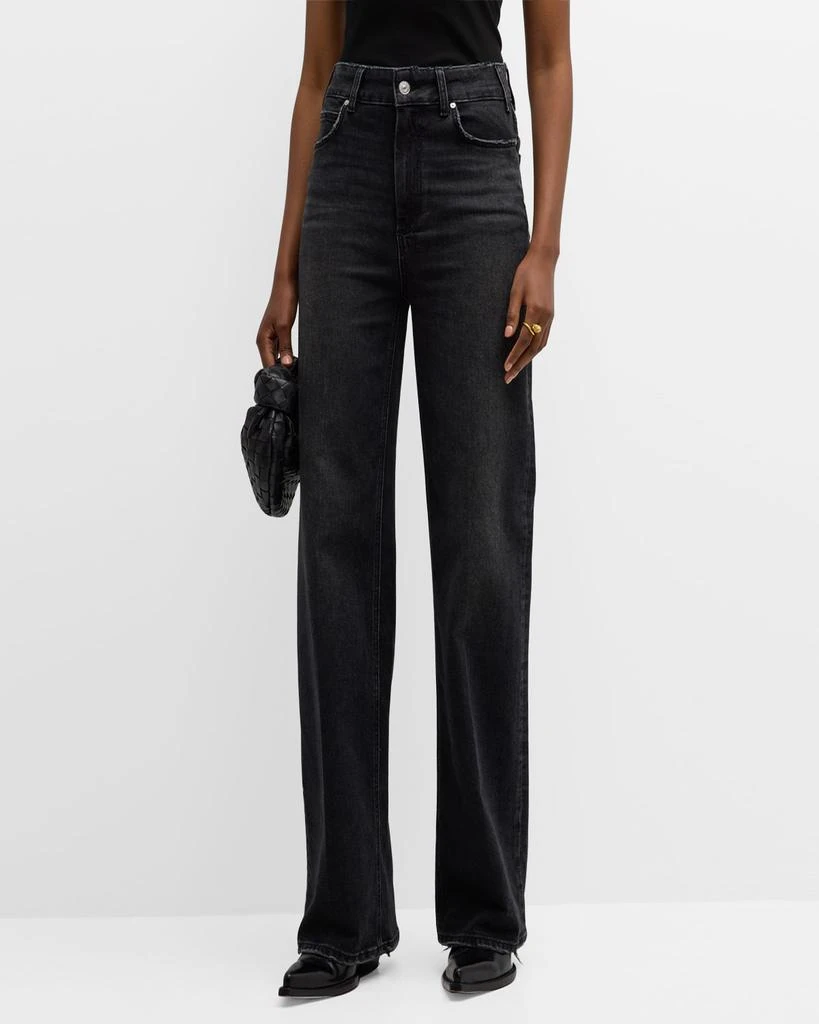 Paige Sasha Wide-Leg Jeans 1