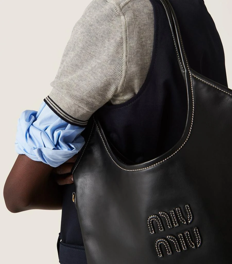 Miu Miu Leather Ivy Tote Bag 7