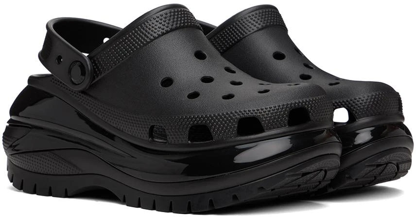 Crocs Black Mega Crush Clogs 4
