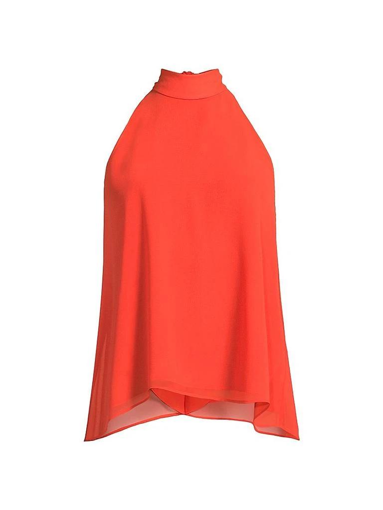 UNGARO Perry Chiffon Sleeveless Blouse 1