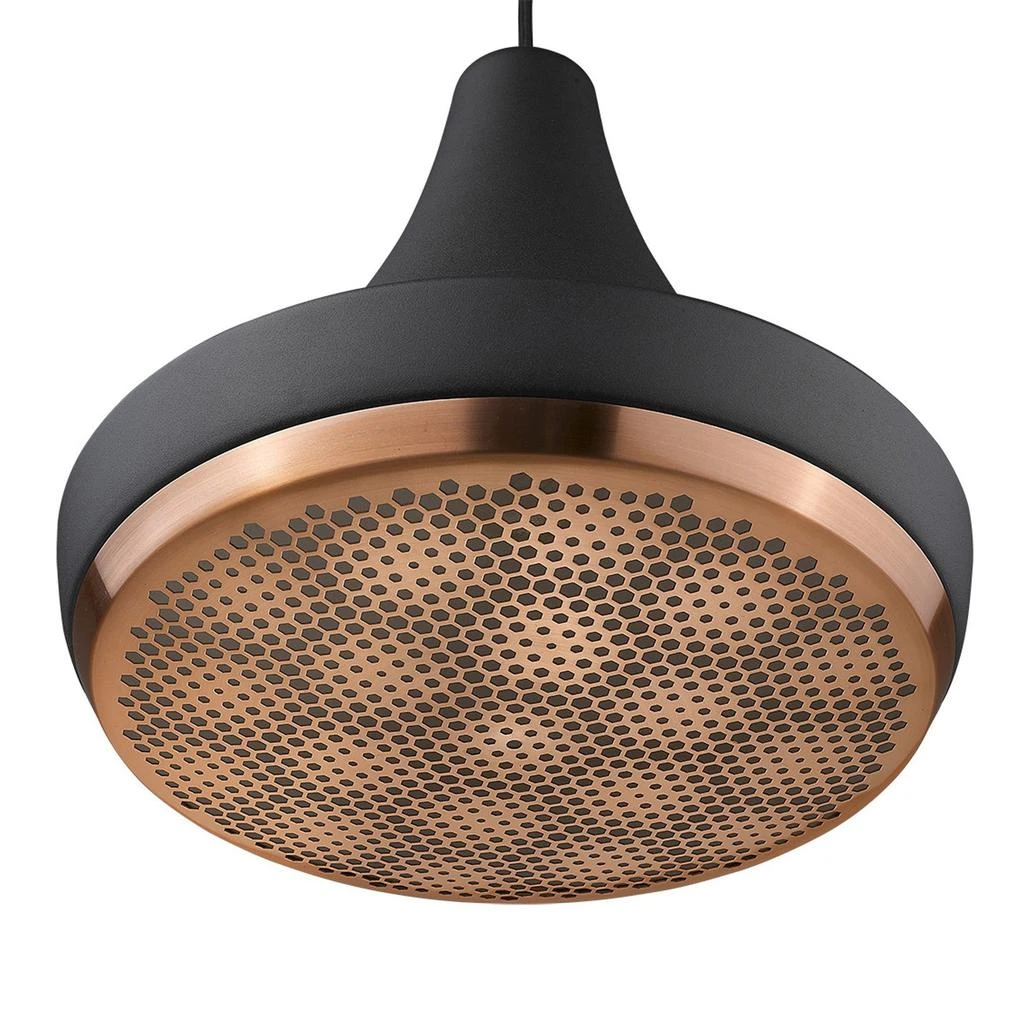 Hivvago Tholos 1-Light Matte Black Pendant 4