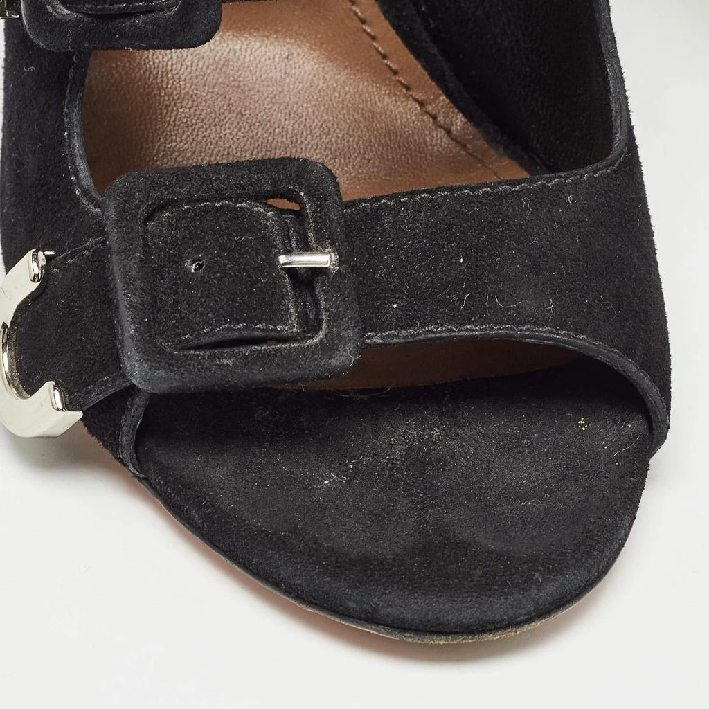 Aquazzura Aquazzura Black Suede Claudia Schiffer Boots Size 36 8