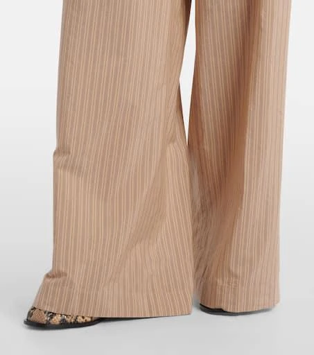 Dries Van Noten Striped cotton-blend palazzo pants 5