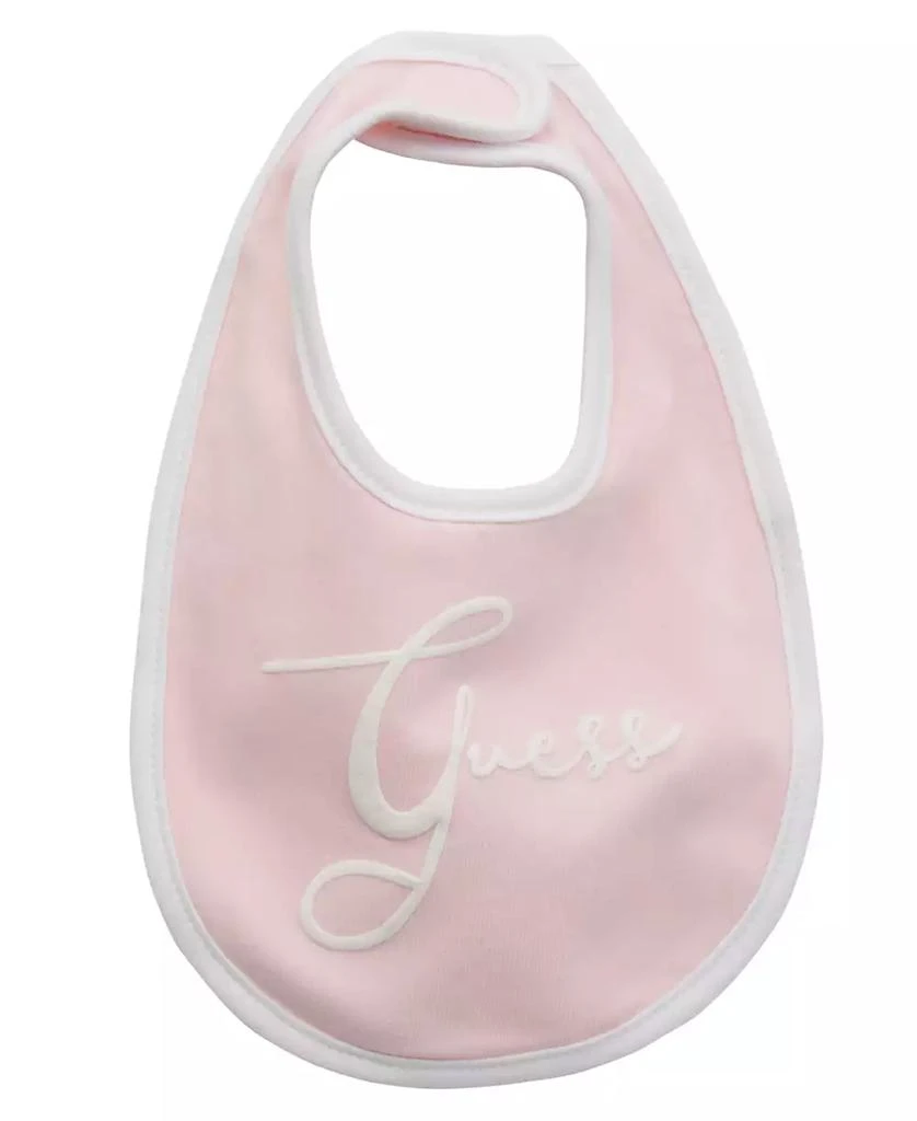 GUESS Baby Girls 5-Piece Bodysuits, Shorts, Bib, and Socks Set 6