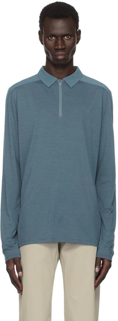 Veilance Blue Frame Polo 1
