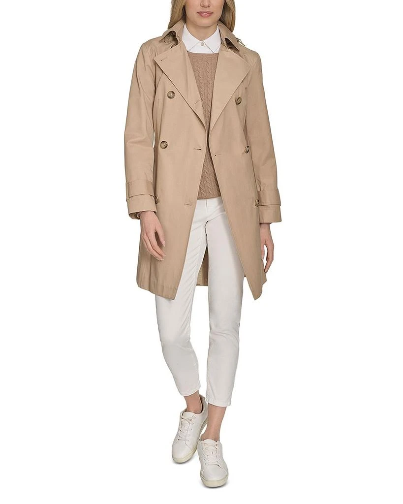 Cole Haan Hooded Trench Coat 2