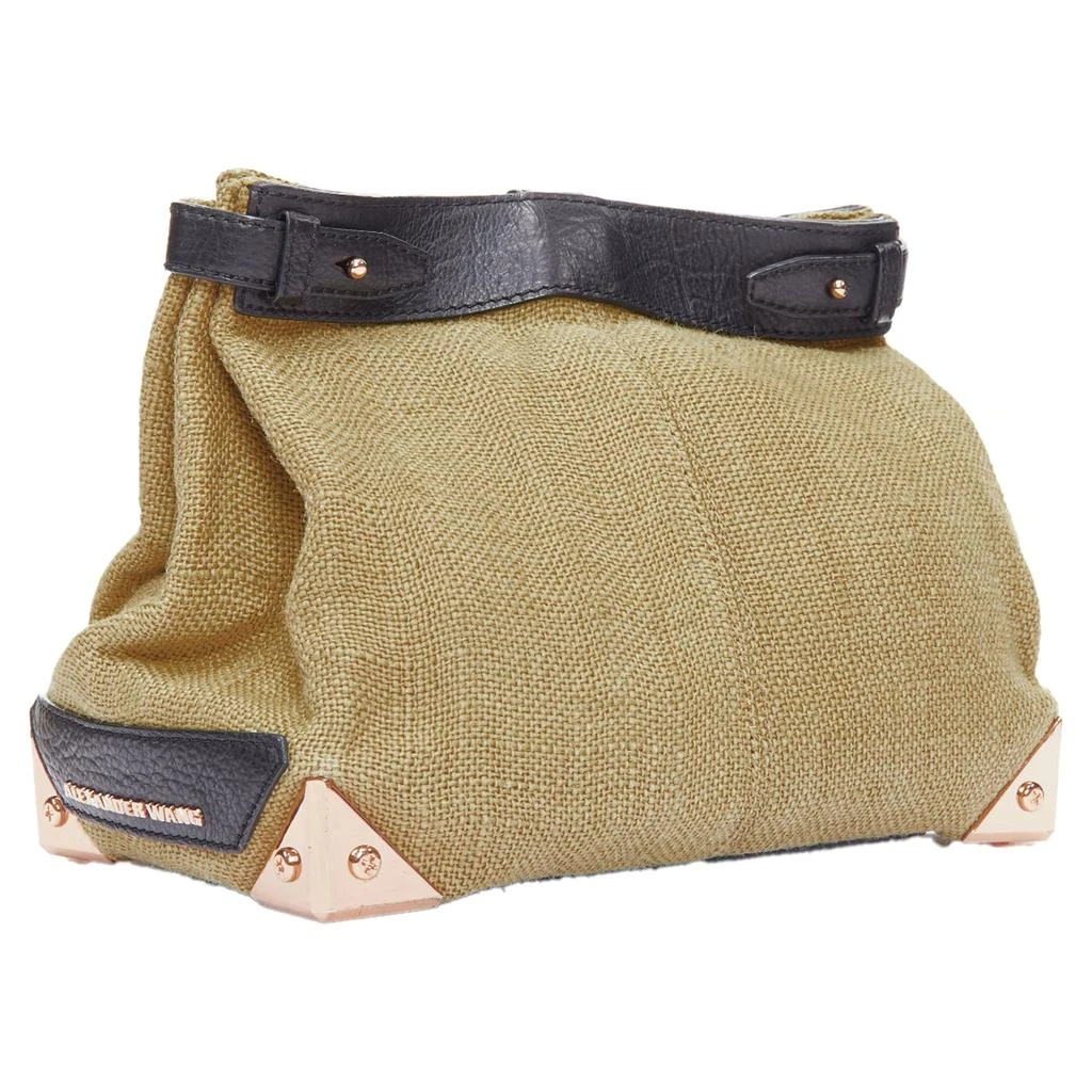 Alexander Wang Alexander Wang Adele Canvas Metal Corner Lunch Clutch Bag 1