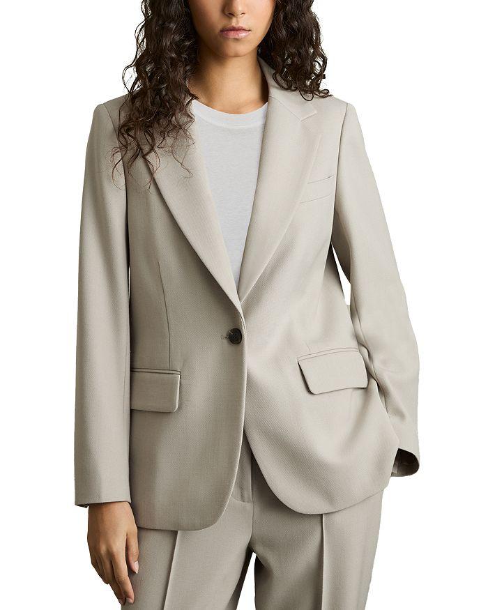 REISS Priya Double-Breasted Twill Blazer - Suits - Free