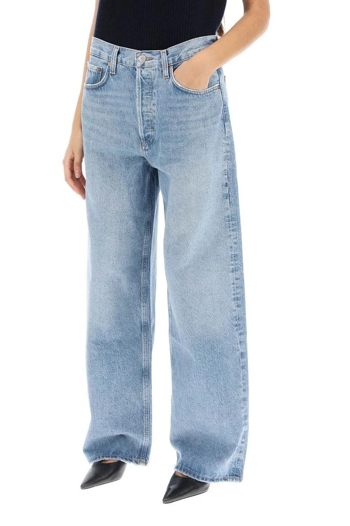 AGOLDE DENIM LOW RISE BAGGY JEANS 4