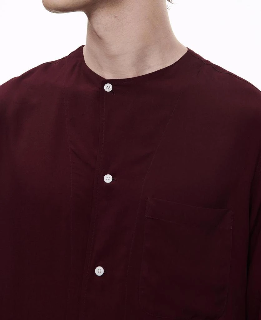 预计3周后发货 Fursac Chemise En Toile De Viscose - Bordeaux - Homme 3