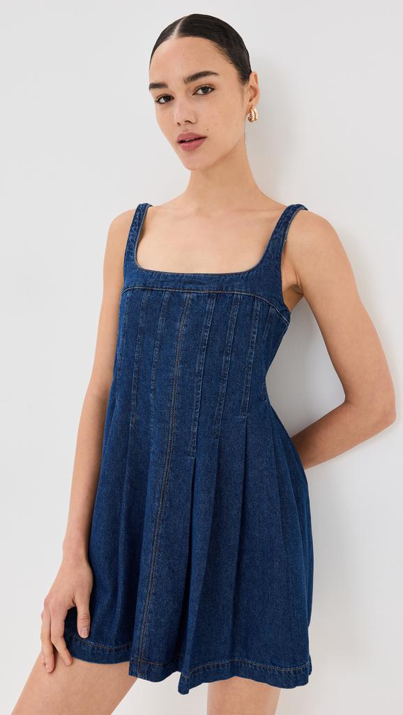 Reformation Violet Denim Mini Dress