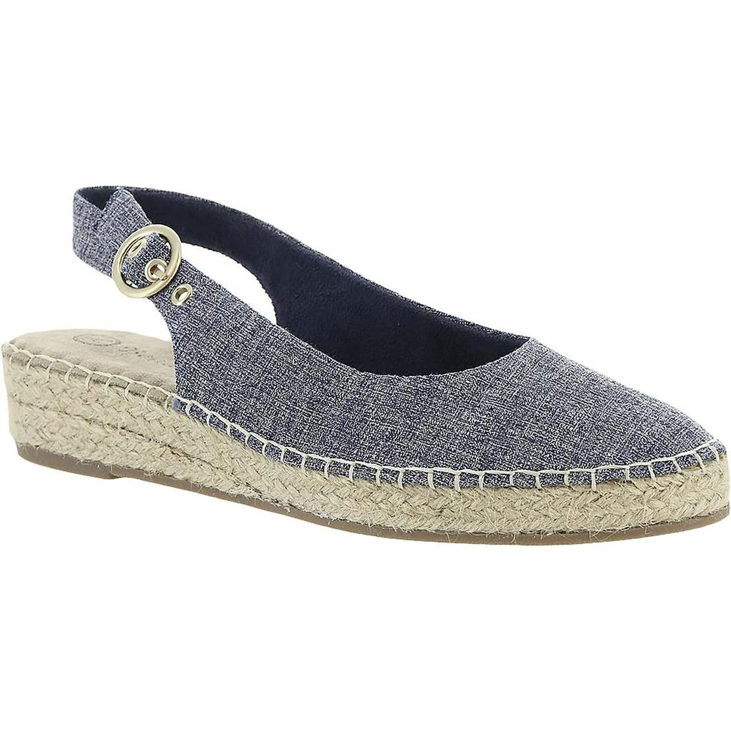 Bella Vita Olive II Womens Canvas Pumps Espadrille Heels 1