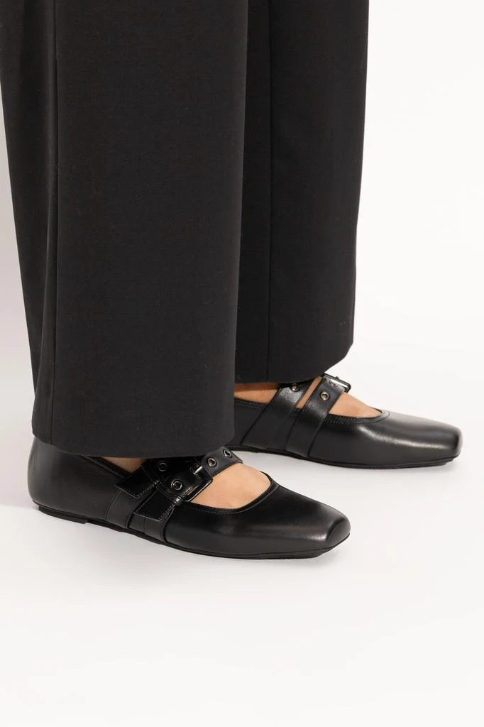 Emporio Armani Leather ballet flats 2