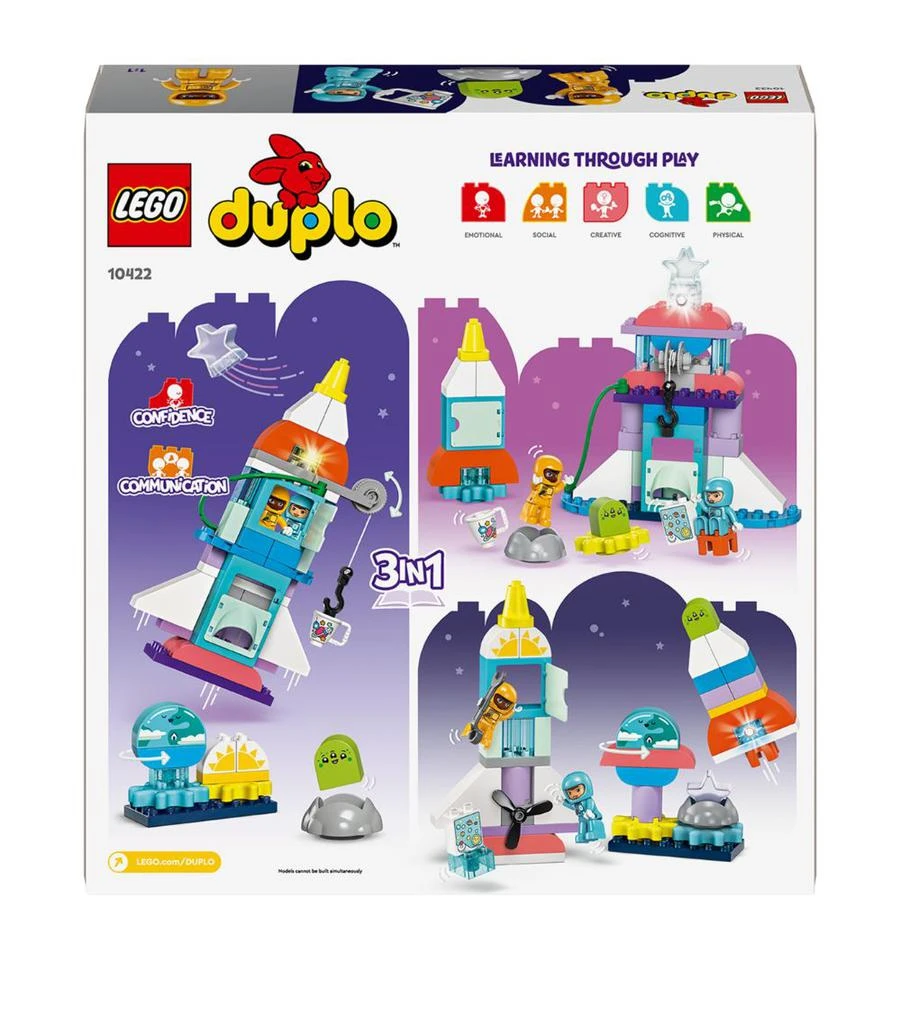 LEGO Duplo 3-in-1 Space Shuttle Adventure Rocket Toy 10422 6