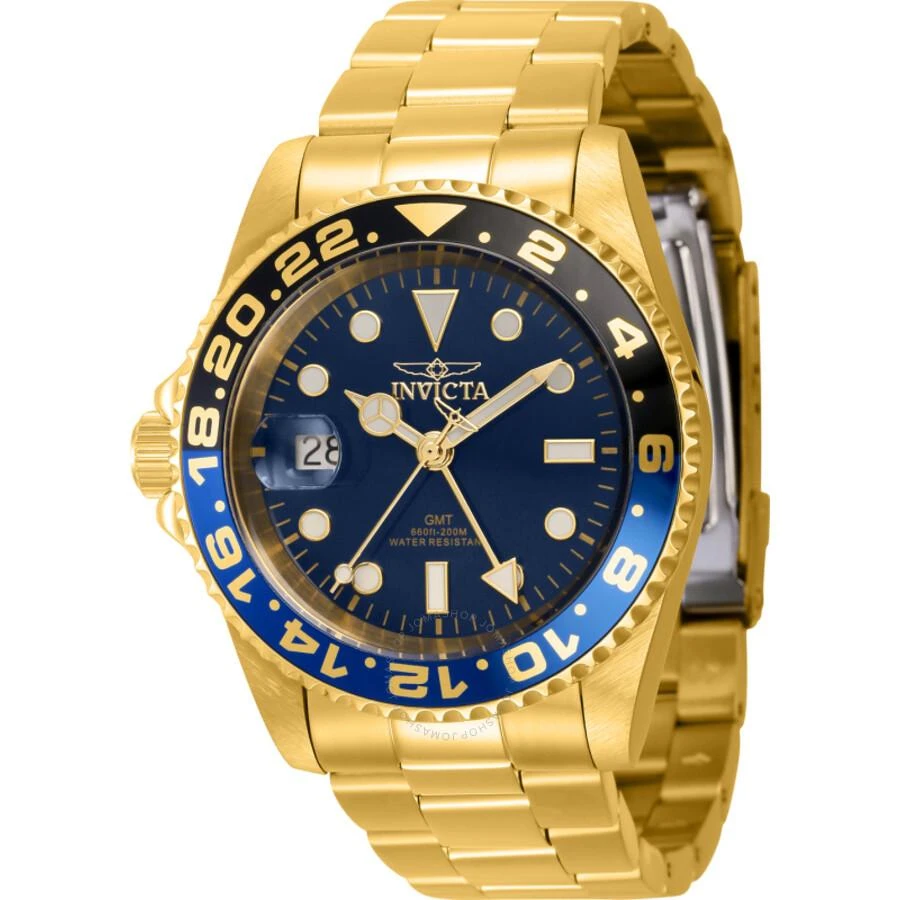 Invicta Pro Diver Quartz Blue Dial Batman Bezel Men's Lefty Watch 43964 1