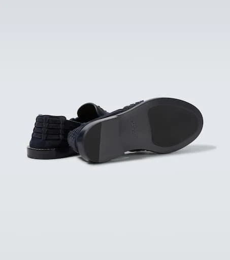 Brunello Cucinelli Woven suede loafers 7