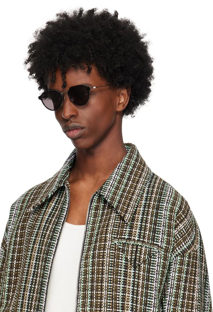 Bottega Veneta Silver Drop Aviator Sunglasses 4