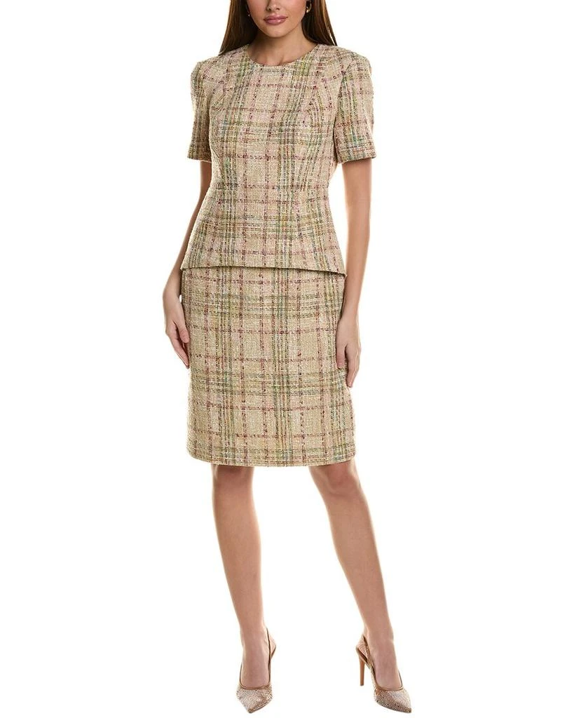 St. John ST. JOHN DRESS-GILDEDTWEEDLINED 1