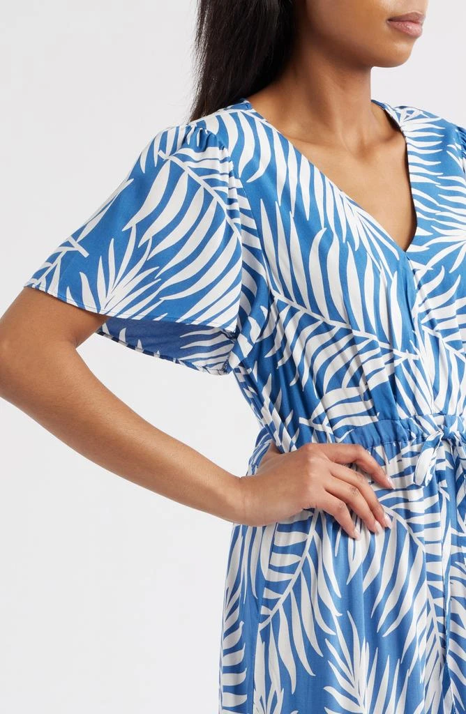 Vince Camuto Palm Print Tiered Maxi Dress 4